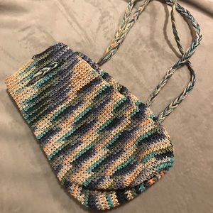 Faded Glory Woven Multicolored Backpack